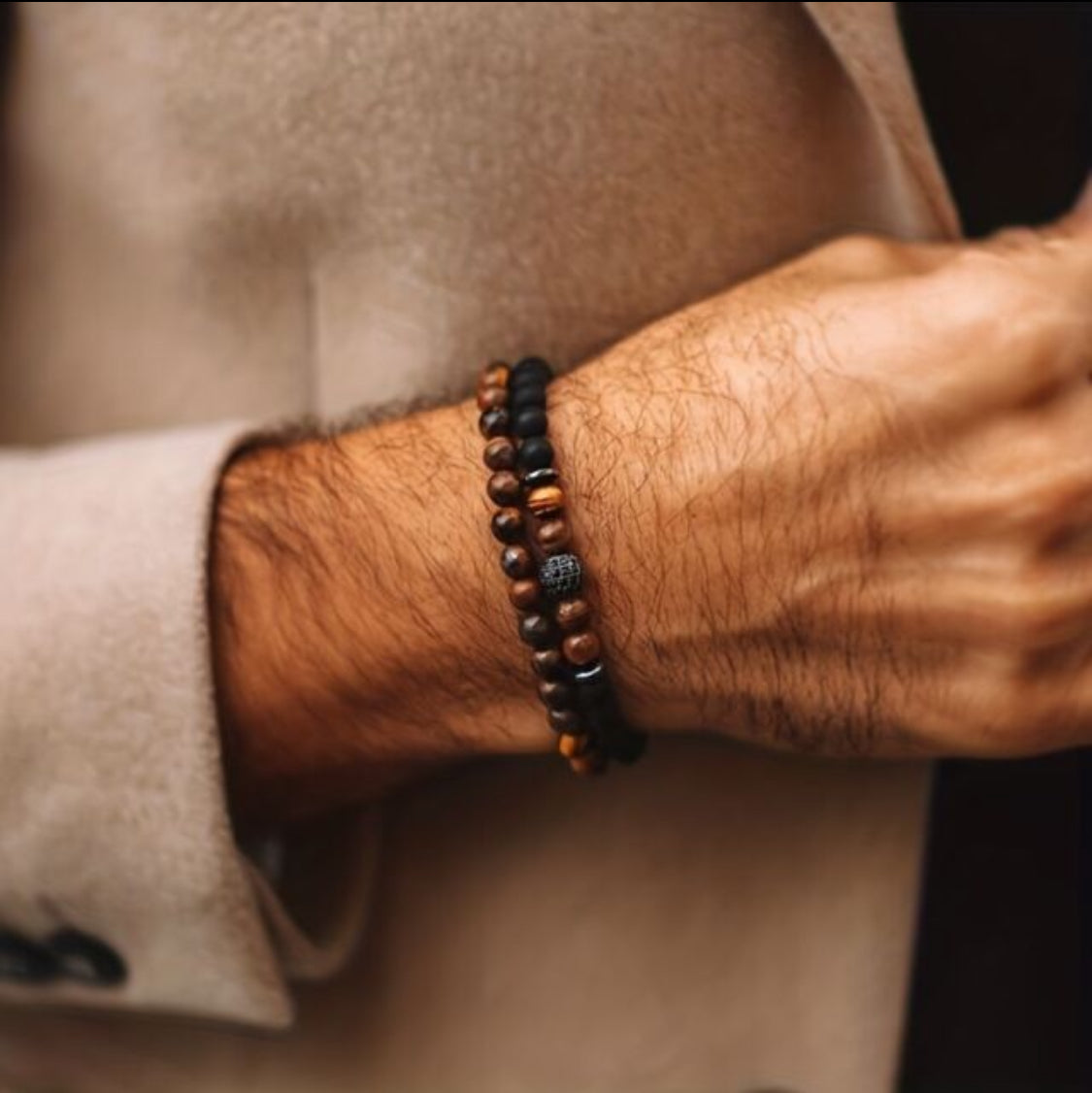 SET DE 2 PULSERAS FORTALEZA Y PROSPERIDAD
