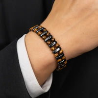 Pulsera Ojo de Tigre para Hombre