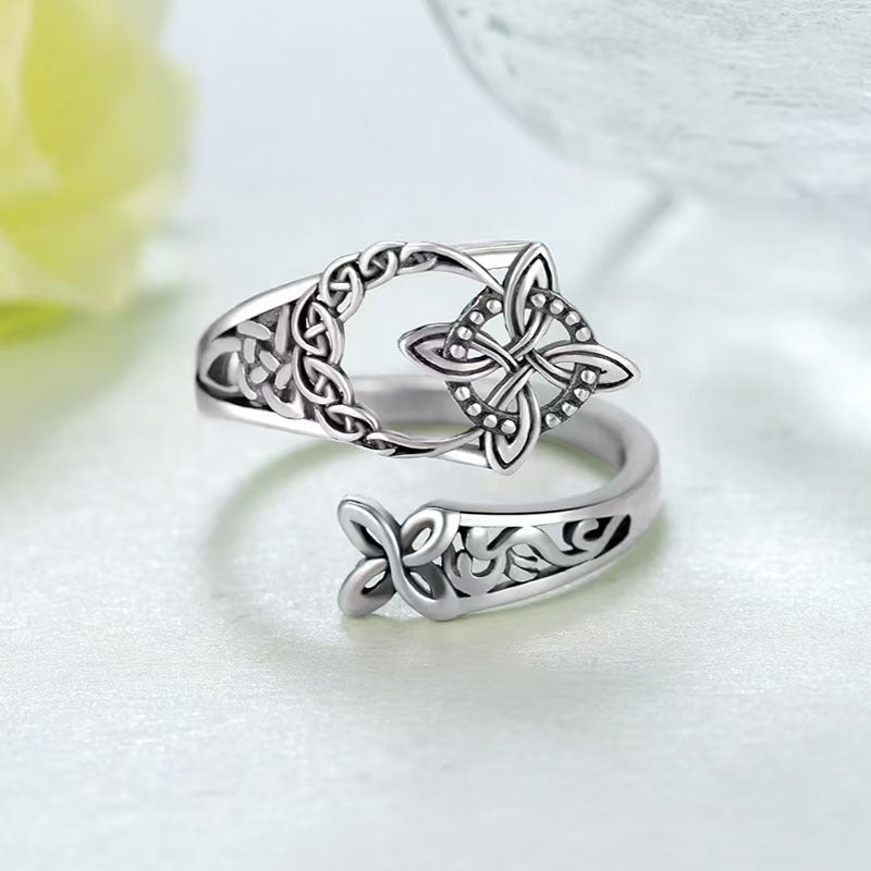 Anillo Nudo Celta Ajustable