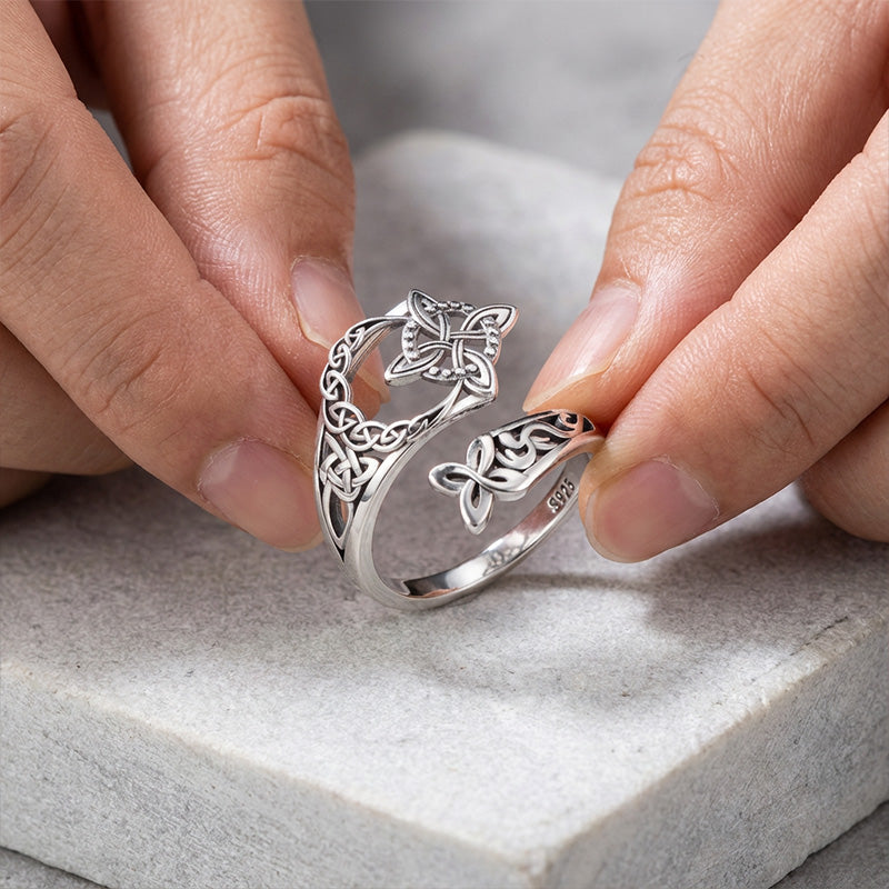 Anillo Nudo Celta Ajustable