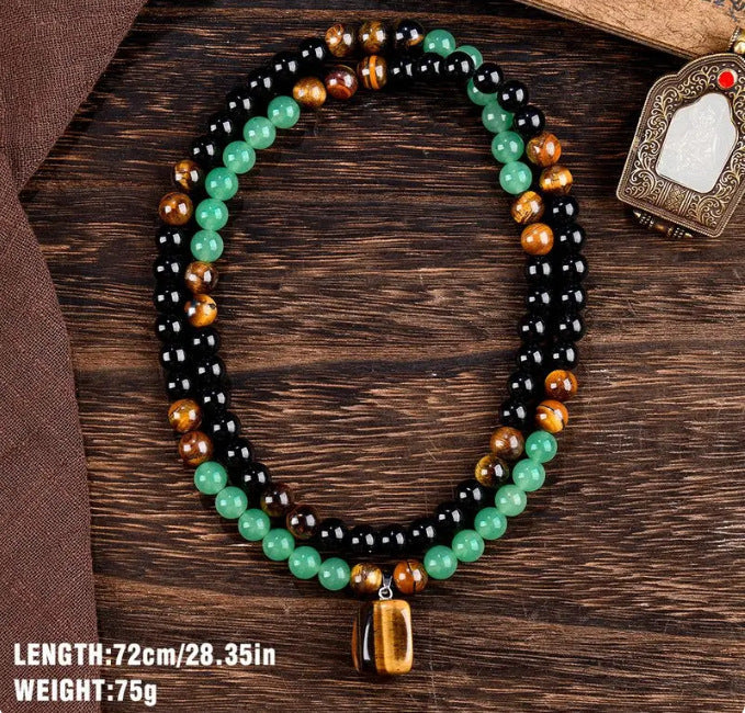 Collar Piedra Natural Bohemio