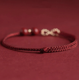 Pulsera de Hilo Rojo - (BAÑO ORO 18K)