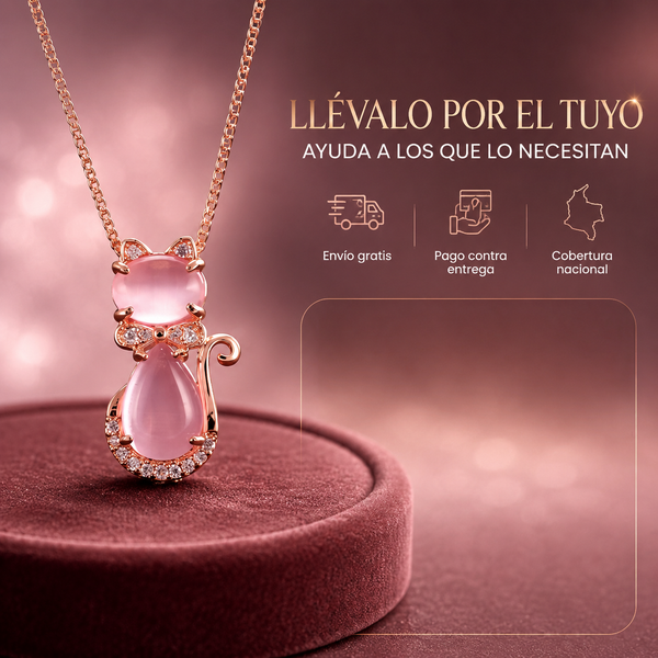 Collar Gatuno (Cuarzo)