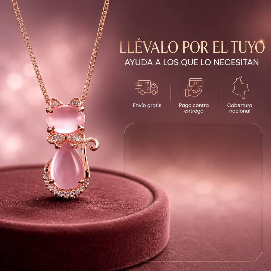 Collar Gatuno (Cuarzo)