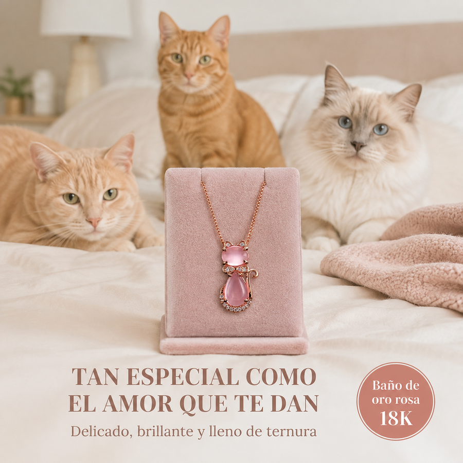 Collar Gatuno (Cuarzo)