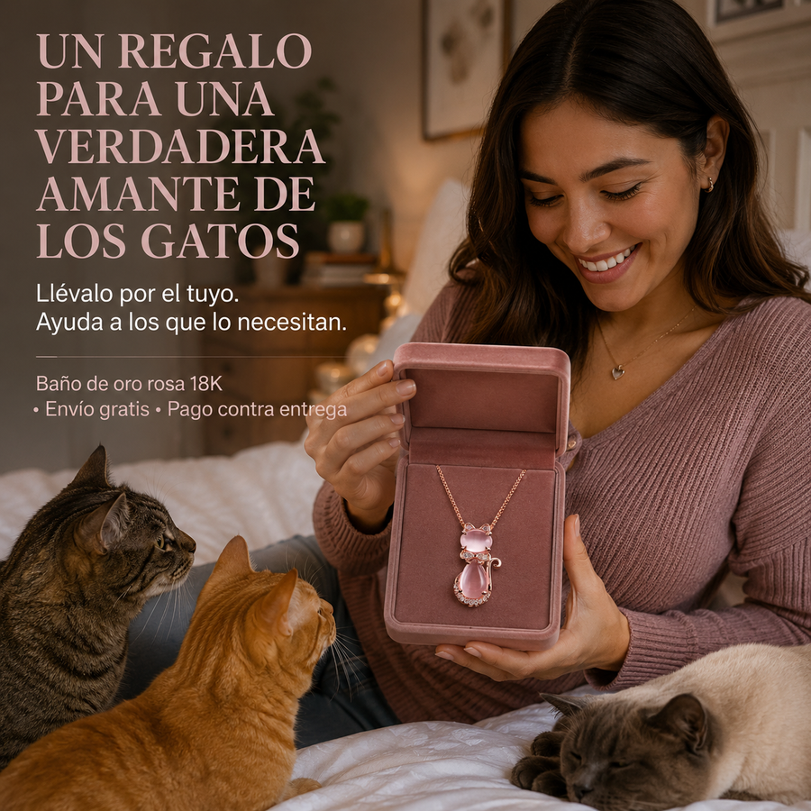 Collar Gatuno (Cuarzo)