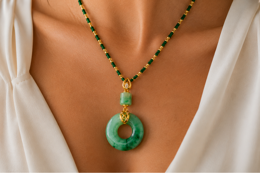Collar de Jade Feng Shui