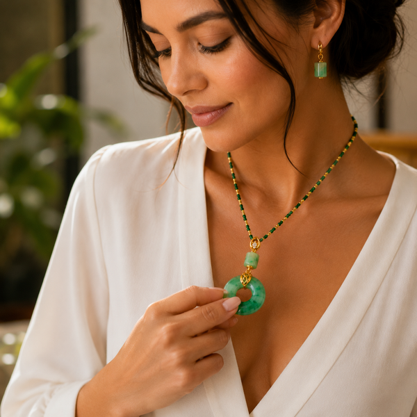 Collar de Jade Feng Shui