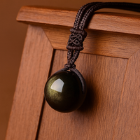 Collar Obsidiana Dorada ✨