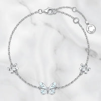 Pulsera Mariposa que Brilla en la Oscuridad