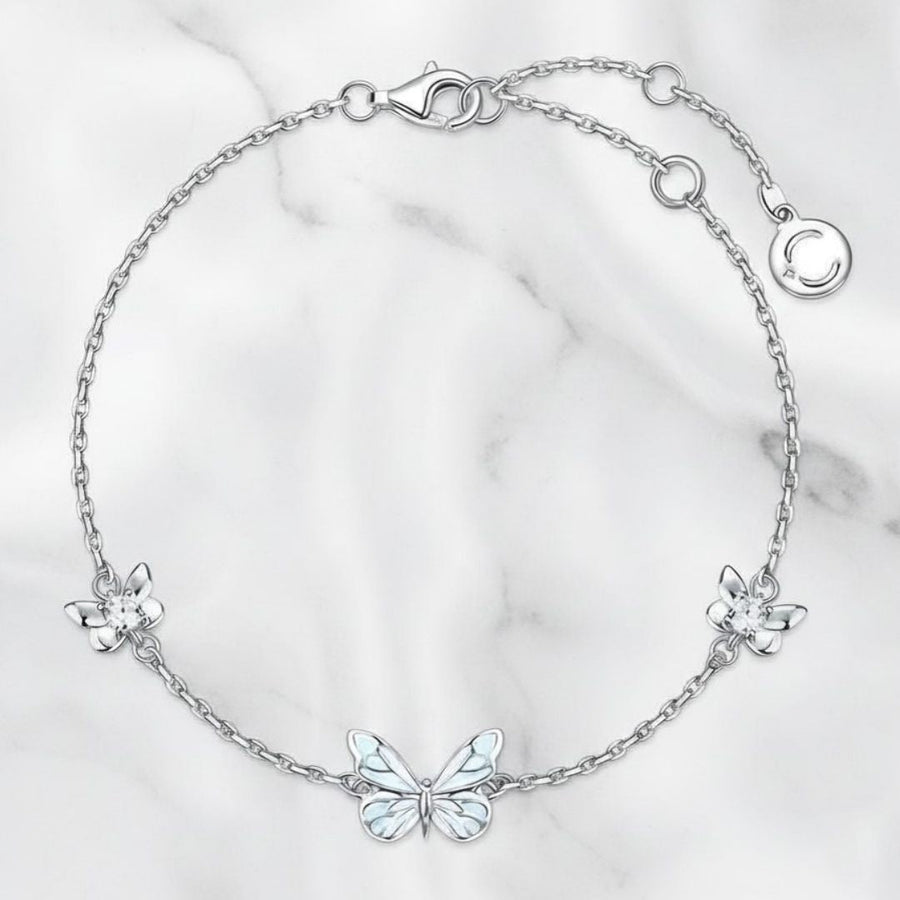 Pulsera Mariposa que Brilla en la Oscuridad