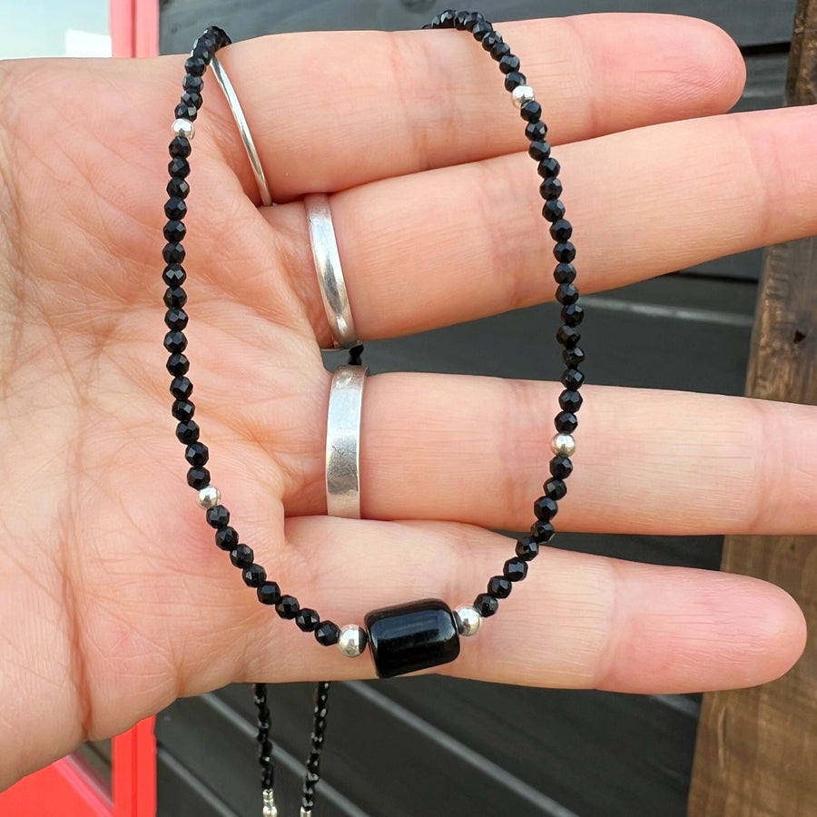 Collar de Turmalina Negra