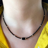 Collar de Turmalina Negra