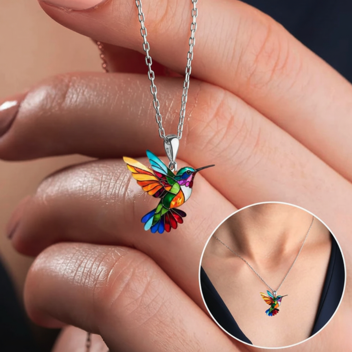 ✨ COLECCION  ALMA DE COLIBRÍ ✨ (collar o aretes)