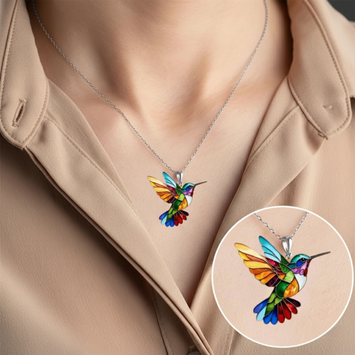 ✨ COLECCION  ALMA DE COLIBRÍ ✨ (collar o aretes)