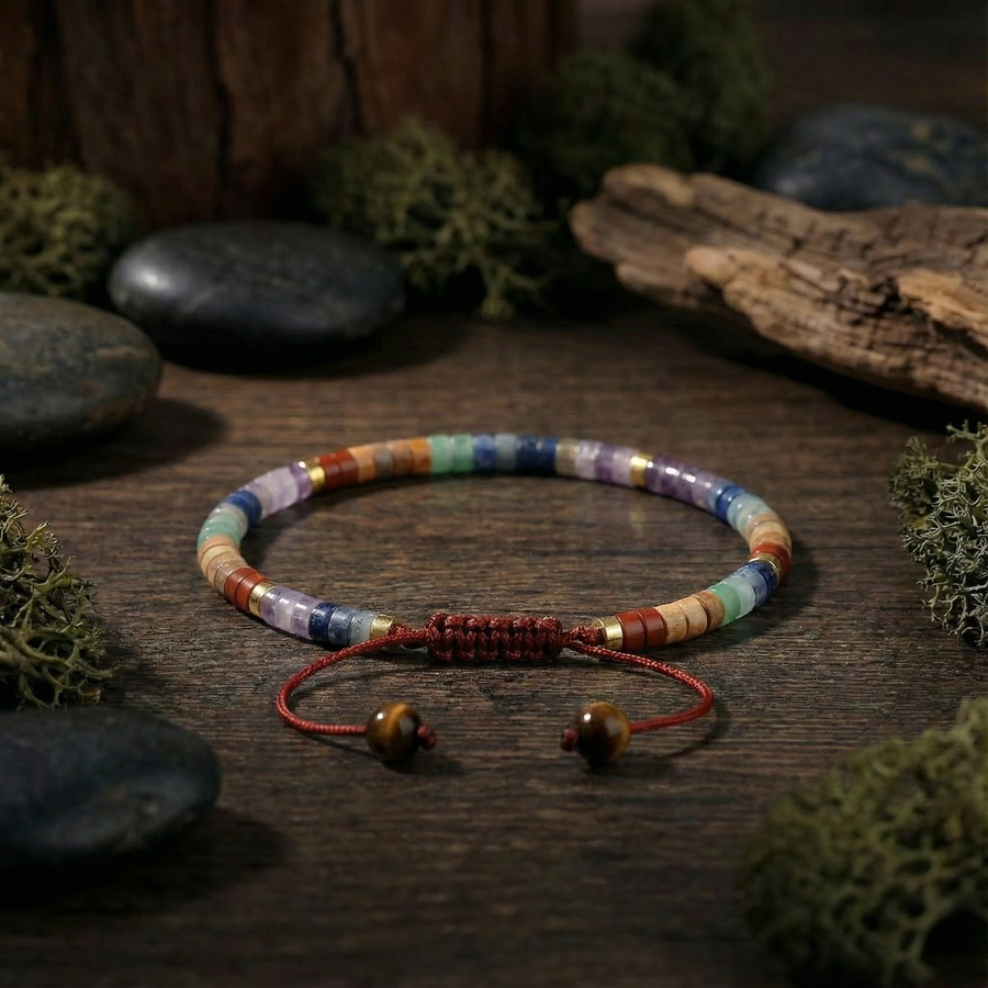 PULSERA ALINEACIÓN 7 CHAKRAS