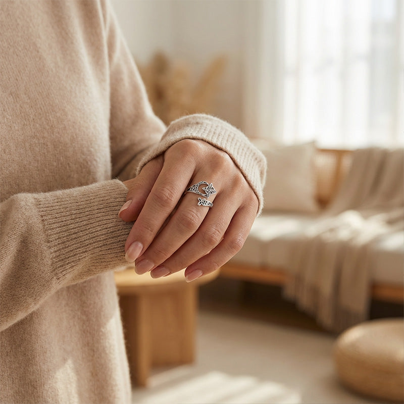 Anillo Nudo Celta Ajustable