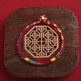 Pulsera Tibetana de Cuerda Roja