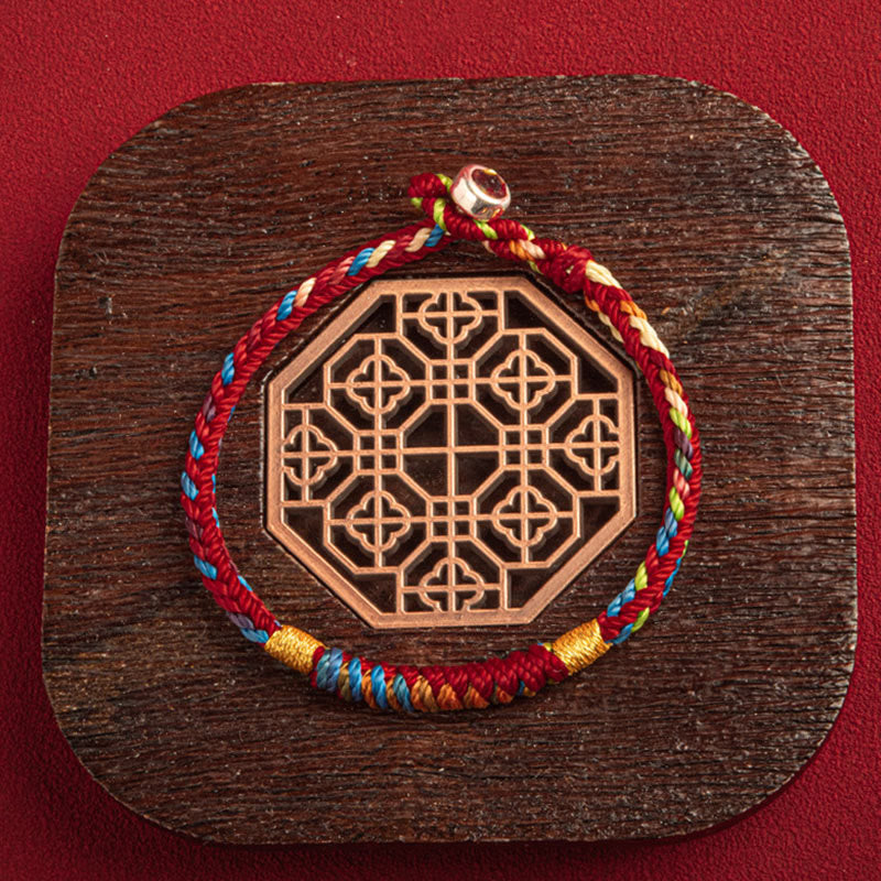 Pulsera Tibetana de Cuerda Roja
