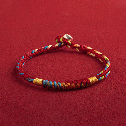 Pulsera Tibetana de Cuerda Roja