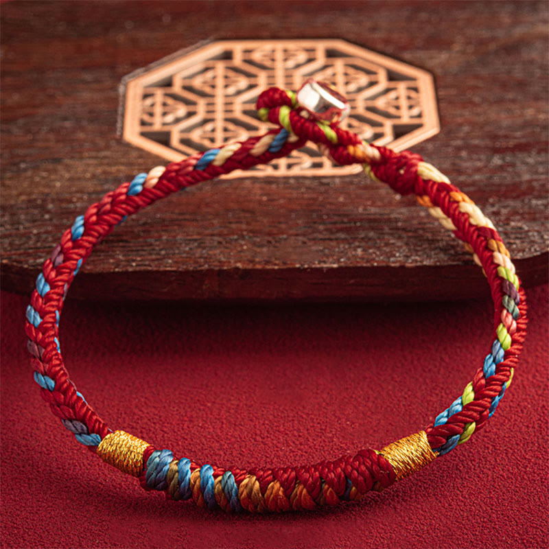 Pulsera Tibetana de Cuerda Roja