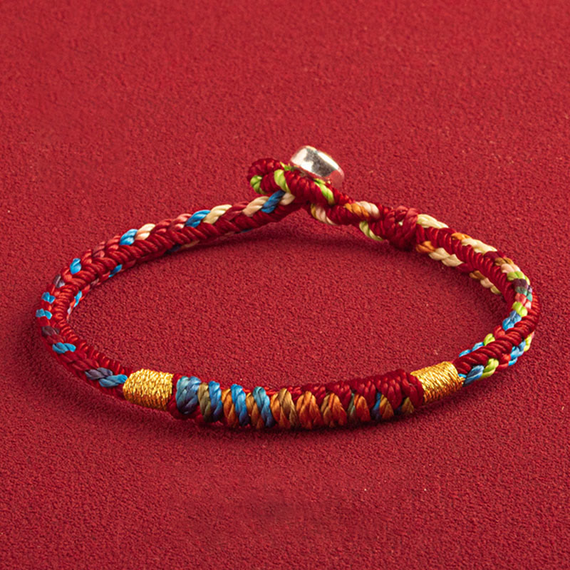 Pulsera Tibetana de Cuerda Roja