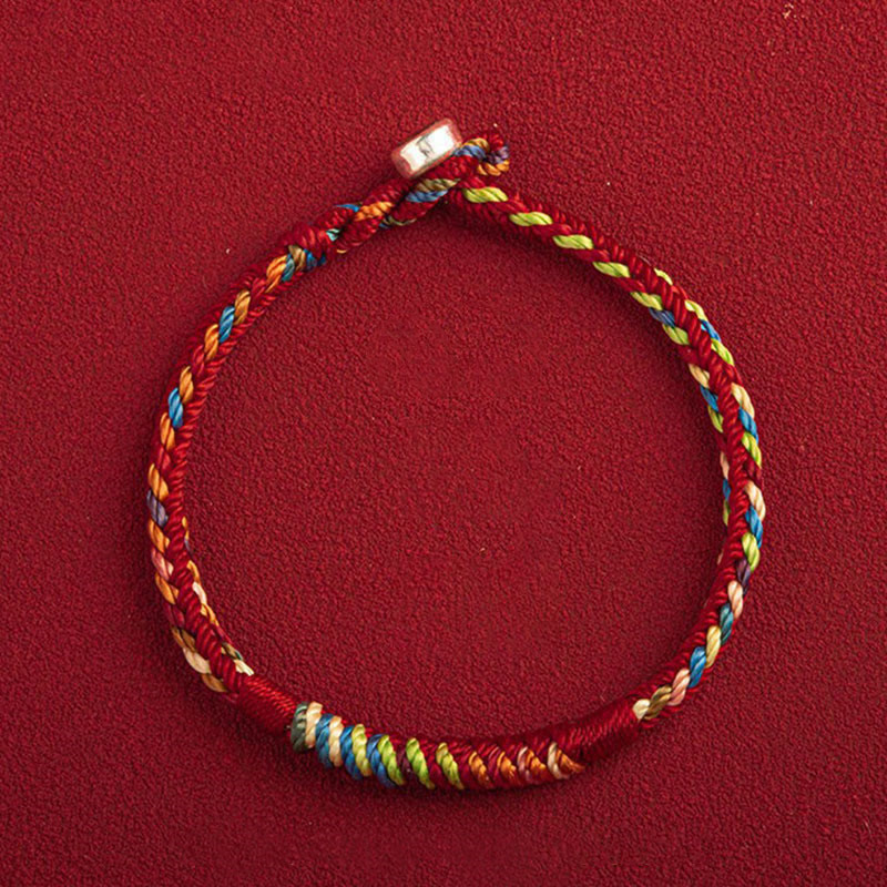 Pulsera Tibetana de Cuerda Roja