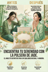 Brazalete de Jade Flor de Loto