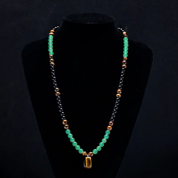 Collar Piedra Natural Bohemio