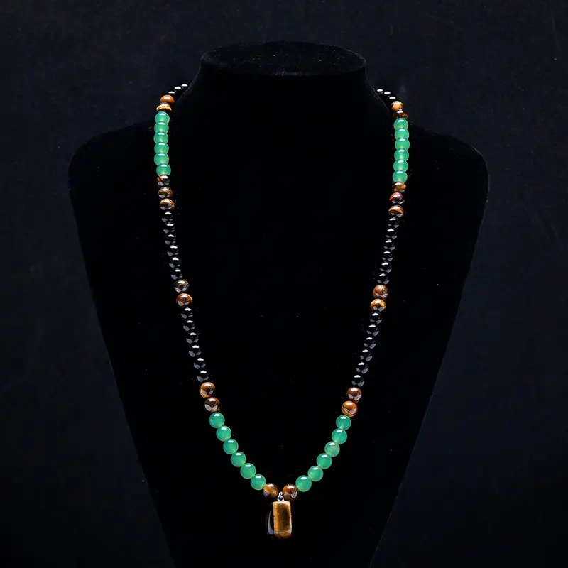 Collar Piedra Natural Bohemio