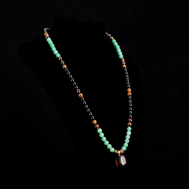 Collar Piedra Natural Bohemio