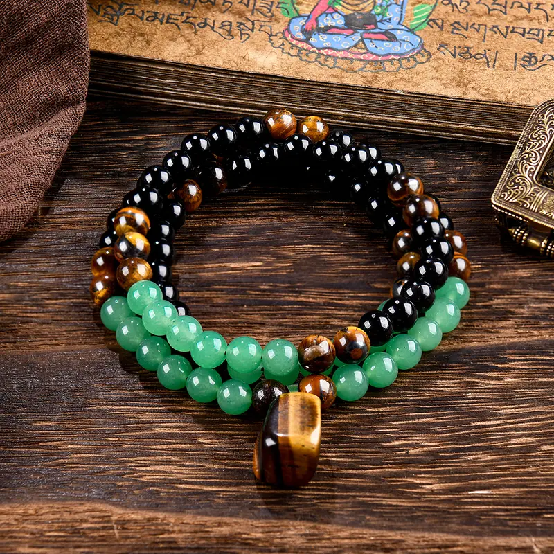 Collar Piedra Natural Bohemio