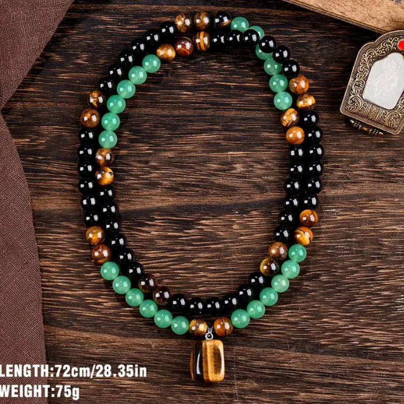 Collar Piedra Natural Bohemio