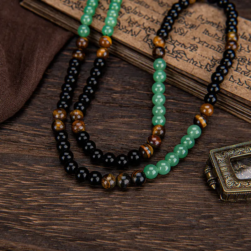 Collar Piedra Natural Bohemio