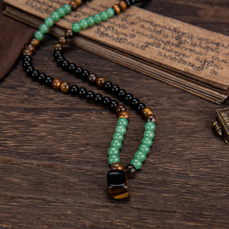Collar Piedra Natural Bohemio