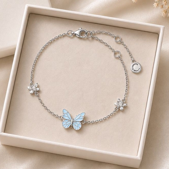 Pulsera Mariposa que Brilla en la Oscuridad