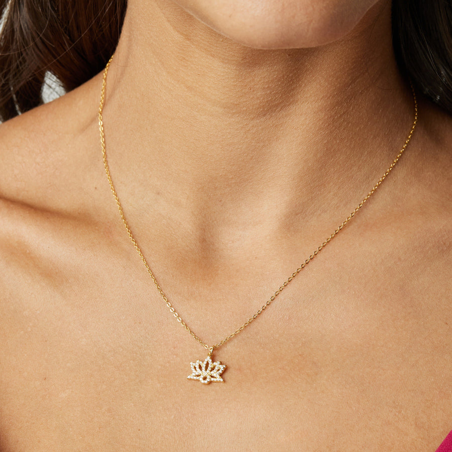 Collar Loto Dorado