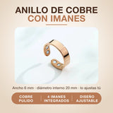 Anillo de Cobre con Imanes