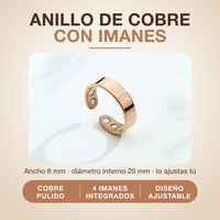 Anillo de Cobre con Imanes