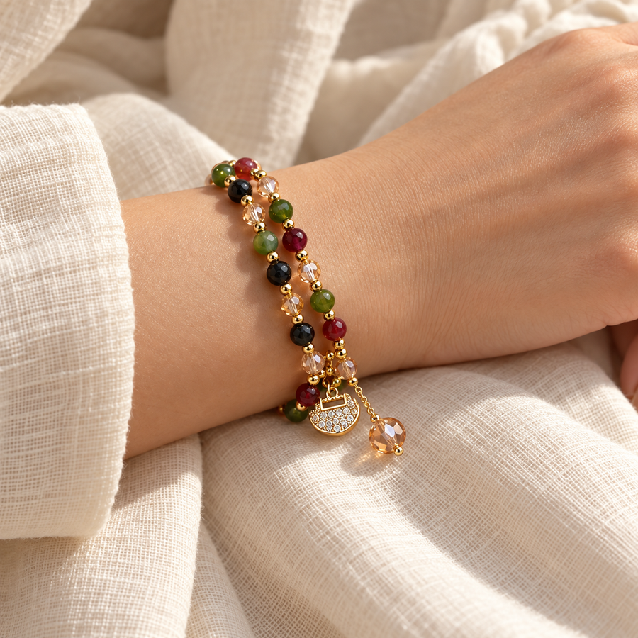 Pulsera Doble Mosaico